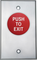 CM-4085RPTE: CM-4000/4100:Bouton-poussoir 15/8po, plaquette en aluminium - Boutons-poussoirs en forme de champignon