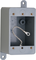 CM-34D: CM-4000/4100:Bouton-poussoir 15/8po, plaquette en aluminium - Boutons-poussoirs en forme de champignon